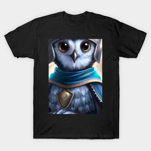 Knight Owl T-Shirt by maxcode